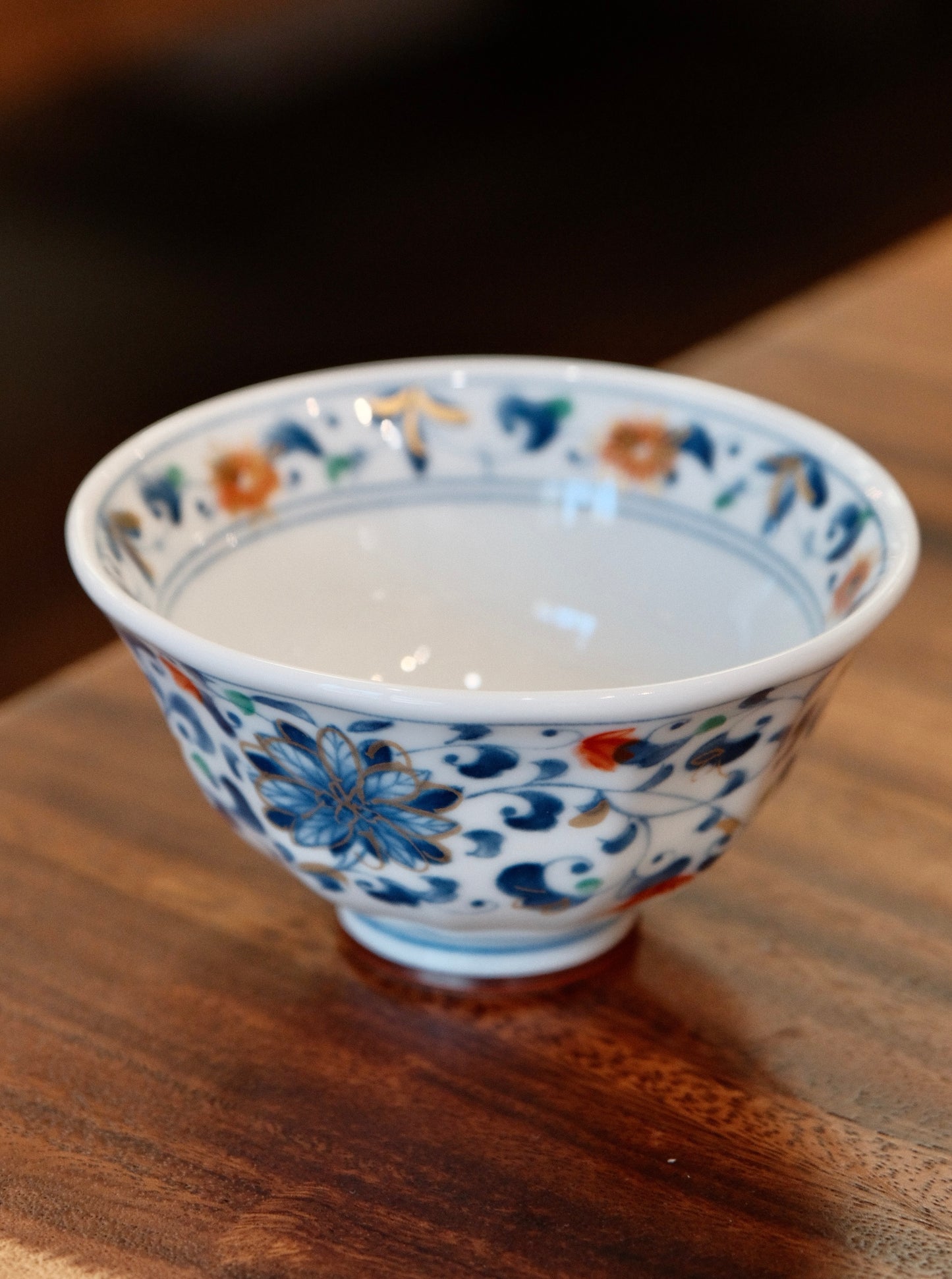 Mino Yaki Fuku 11cm Rice Bowl