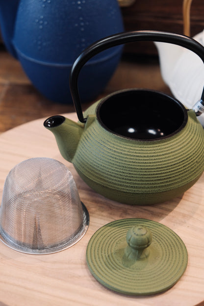 IWACHU Nambu Tekki Cast Iron 320ml "Matcha Green" Teapot （Gift Box）