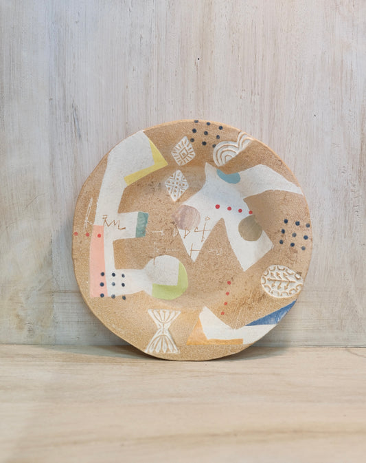 Hacorie-ハコリエ Handmade Ceramic Multiple Colors 8'' Round plate #2