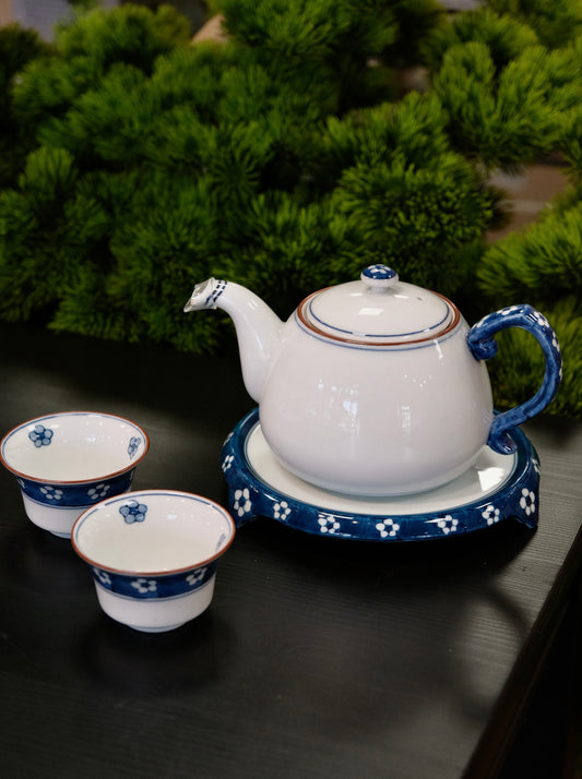 Hasami Ware (洸琳窯) Handmade Tea set with Tray