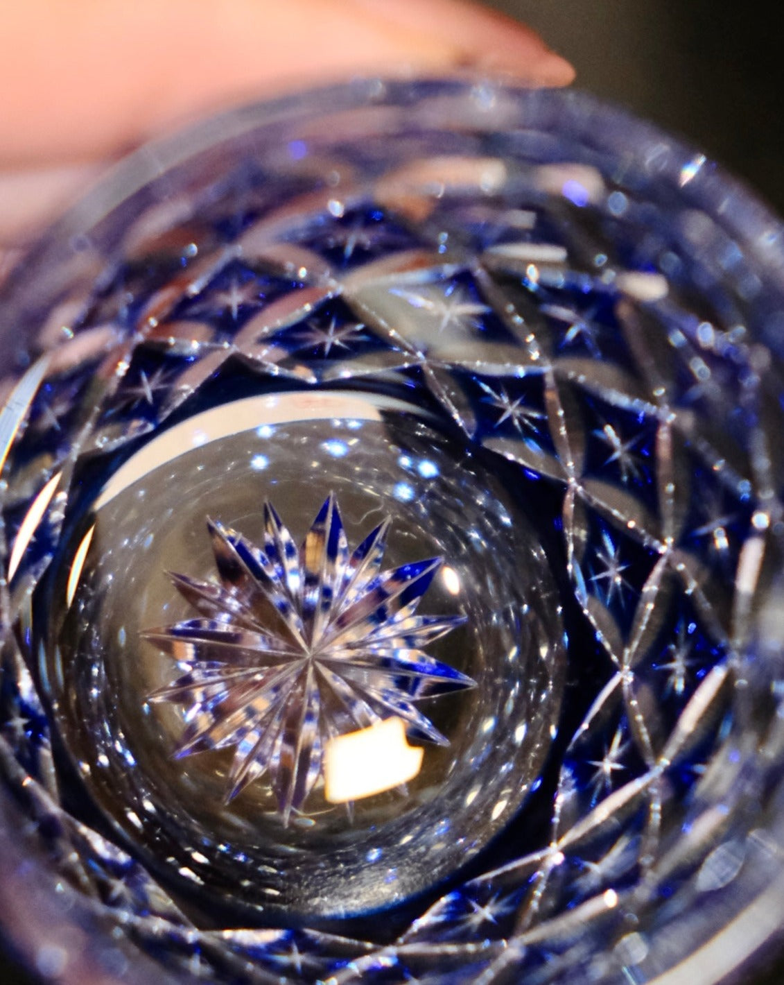 [KAGAMI CRYSTAL] Circle Mesh By SATOSHI NABETANI Master Of Traditional Crafts Edo Kiriko