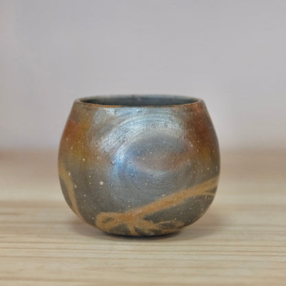 Bizen Yaki Artist-Mori Toshiaki Handmede ceramic Swing Cup