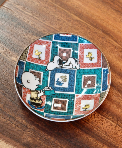 KUTANIYAKI x Peanuts Snoopy 10cm Small Dish Plate