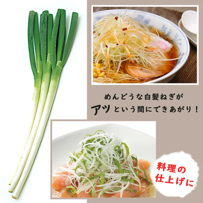 Shimomura Kogyo Made in Japan Stainless Hair Green Onion Cutter