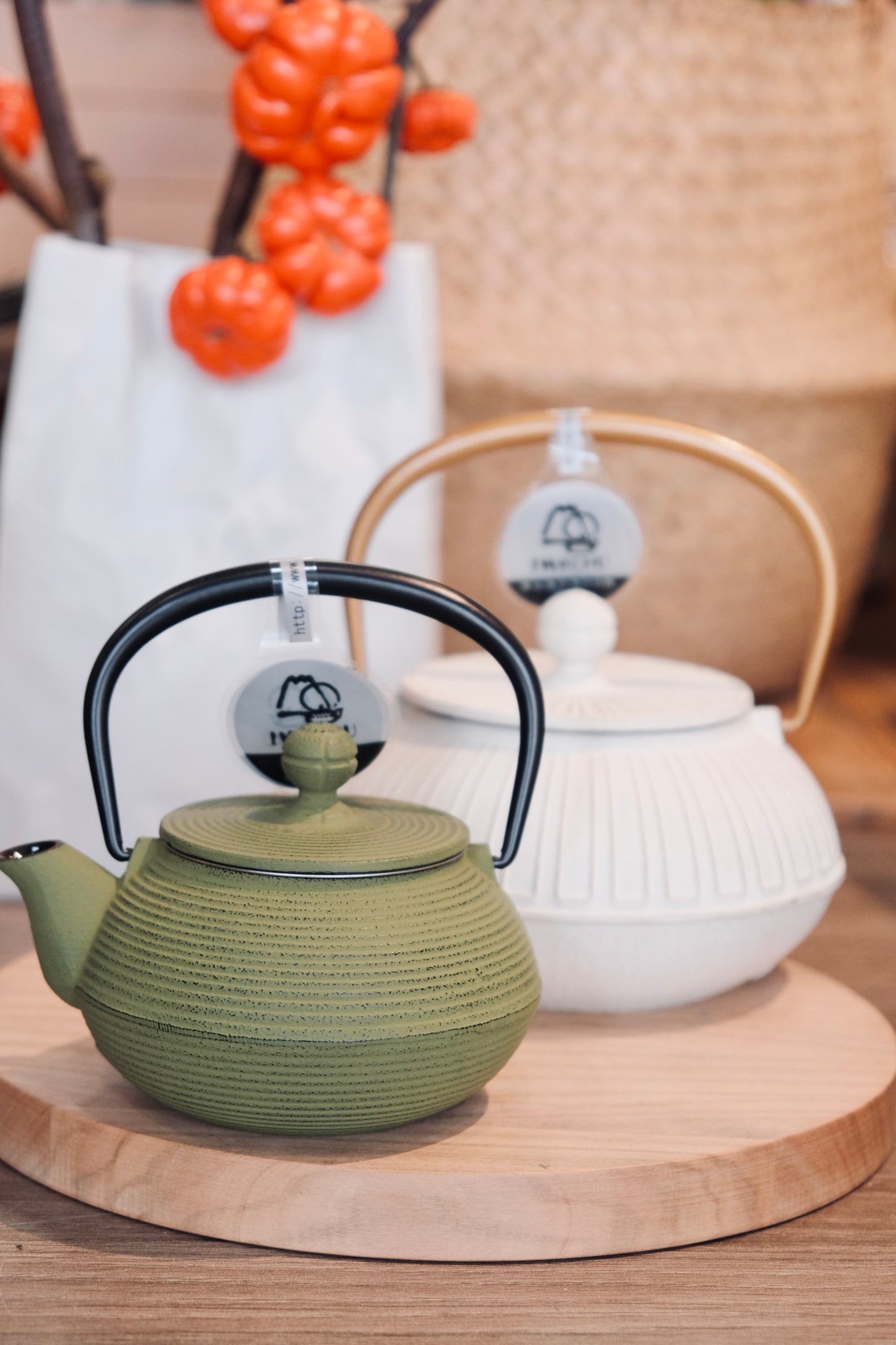 IWACHU Nambu Tekki Cast Iron 320ml "Matcha Green" Teapot （Gift Box）