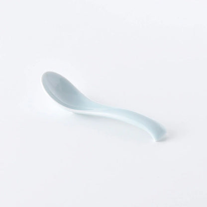 Japan Made Hakusan Porcelain Soup Spoon