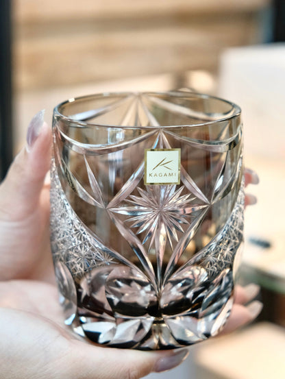 [KAGAMI CRYSTAL] Whiskey Glass KEIUNKAI BY TATSUYA NEMOTO Master Of Traditional Crafts