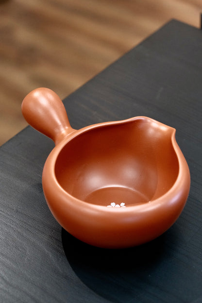 Tokoname Red Clay Sakura Lipped Bowl #1