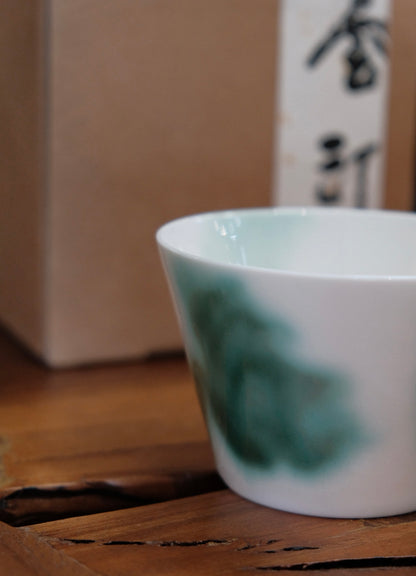 雲汀 Studio Handcraft "Green Lake" Coffee/Tea Cup (Gift box)