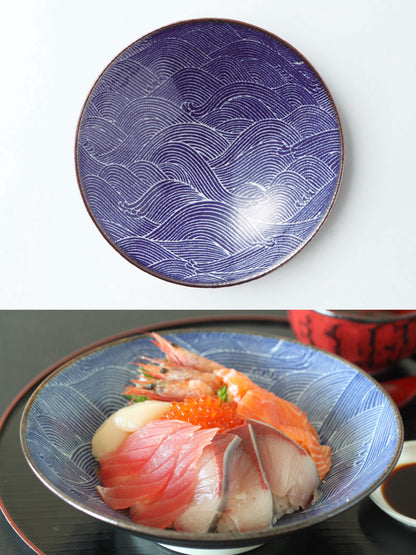 Japan Made Minoware Large Ramen Bowl -Aomi