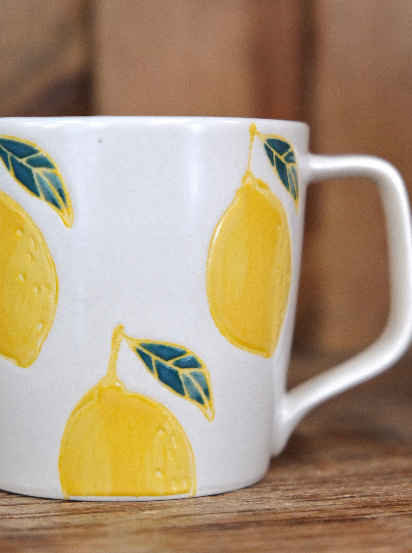 Hasami Yaki  handcraft Lemon Mug