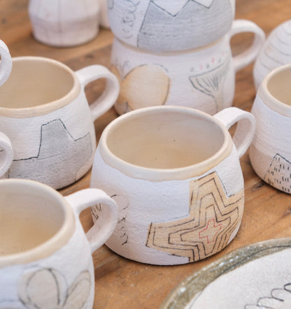 Artisans-hapun pottery 拜志睦子 Handmade Ceramic Mug