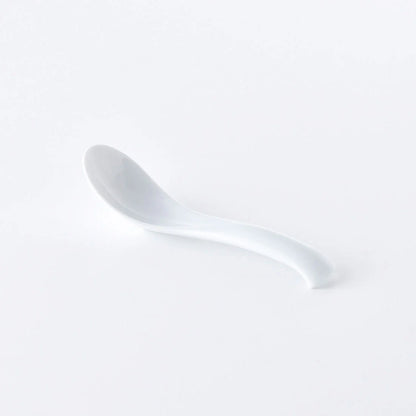 Japan Made Hakusan Porcelain Soup Spoon