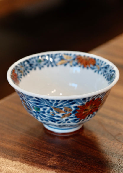 Mino Yaki Fuku 11cm Rice Bowl