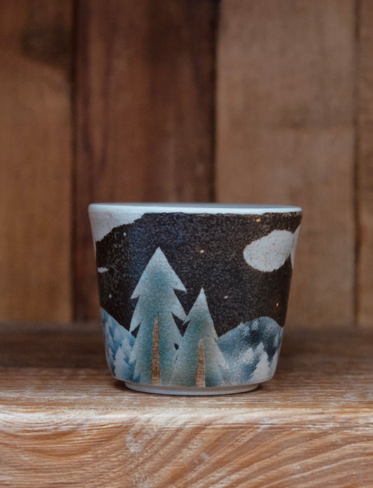 Artisans-川嶋理良 Lila Handmade Choko Cup (Forest)