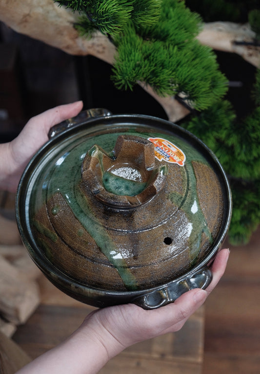 Japan made 1.3L/Size 7 Donabe/Clay Pot (2~3 people)