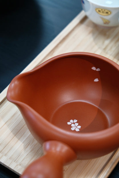 Tokoname Red Clay Sakura Lipped Bowl #1