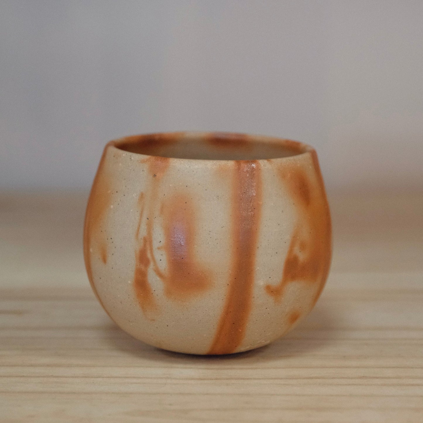 Bizen Yaki Artist-Mori Toshiaki Handmede ceramic Swing Cup