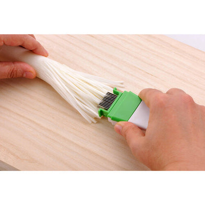 Shimomura Kogyo Made in Japan Stainless Hair Green Onion Cutter