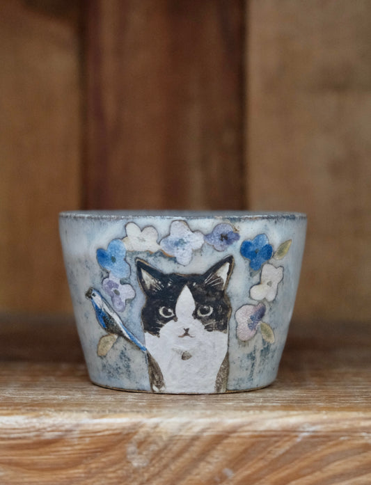 Artisans-森安幸代 Acne Pottery Studio Handmade Choko Cup (Cat#1)