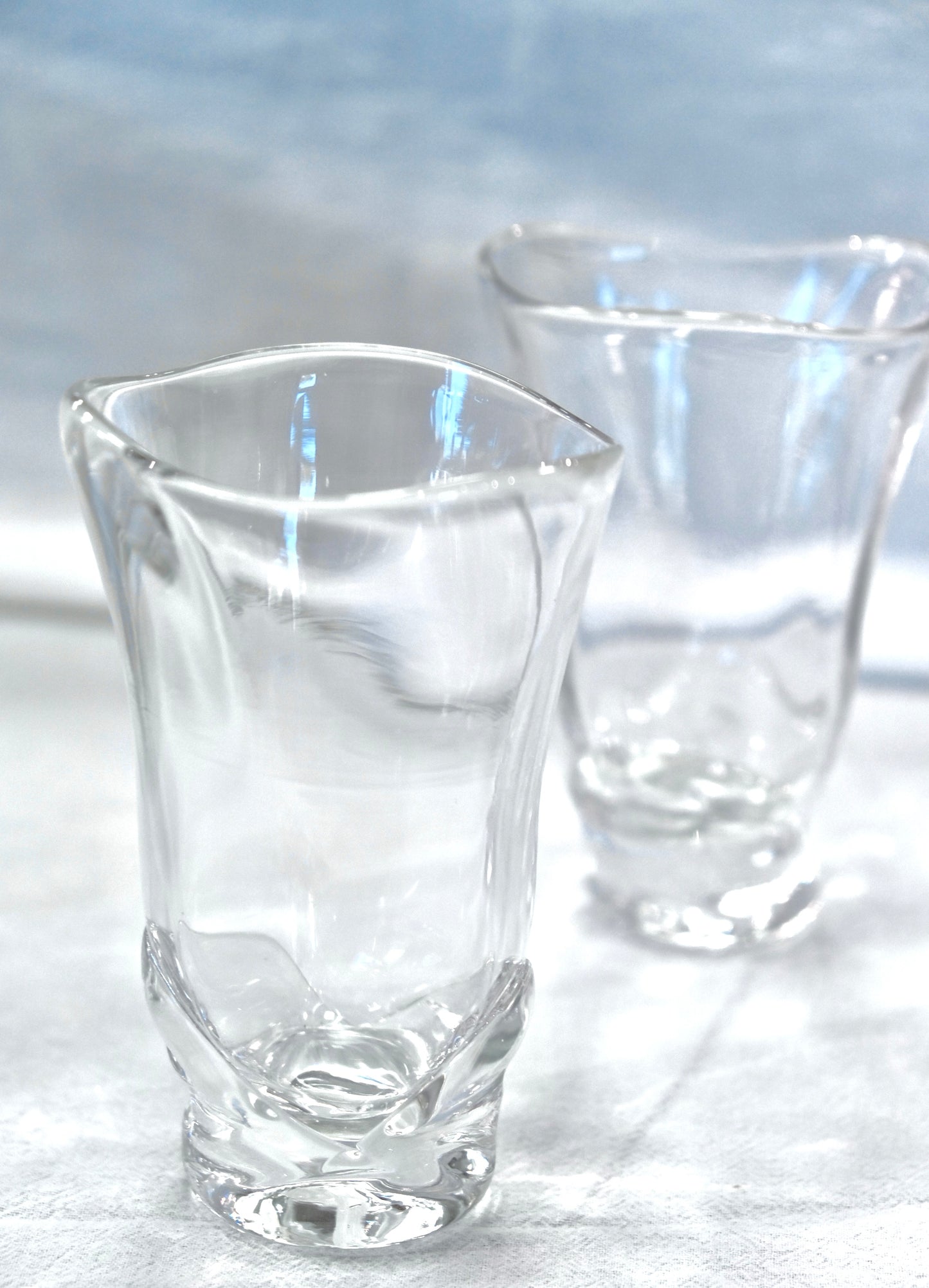 Mitsuhiro Hara-原光弘 Handmade Glass Tulip Cup