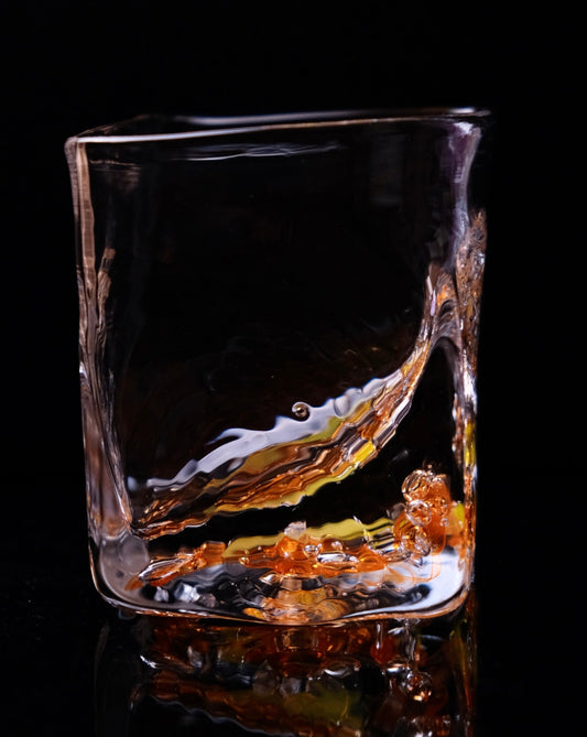 ARTISANS-荒木桜子 Oko Araki HANDMADE WHISKEY GLASS （Orange Gold）