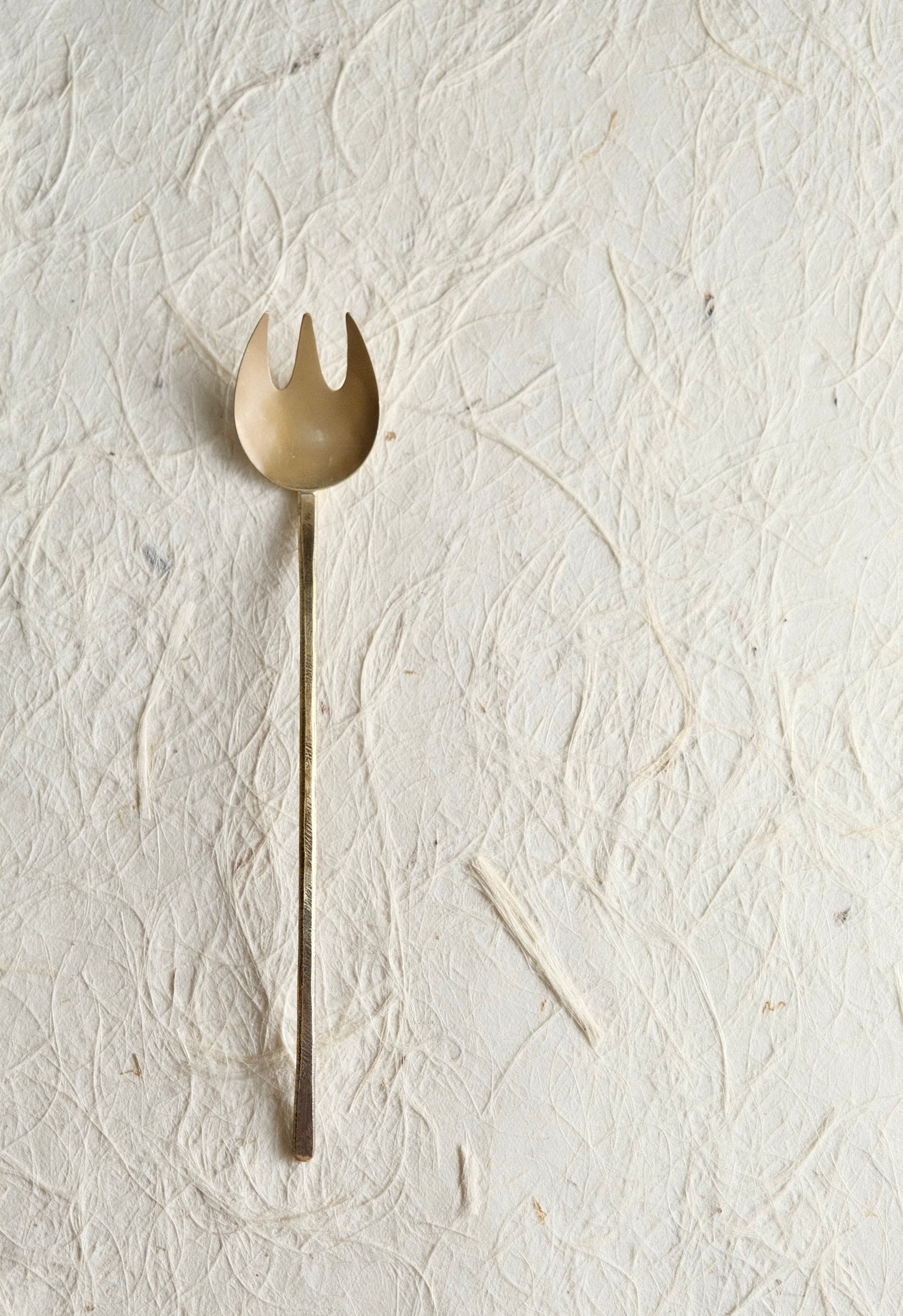 Artisans-樫原ヒロ Handmade Brass Dessert Fork