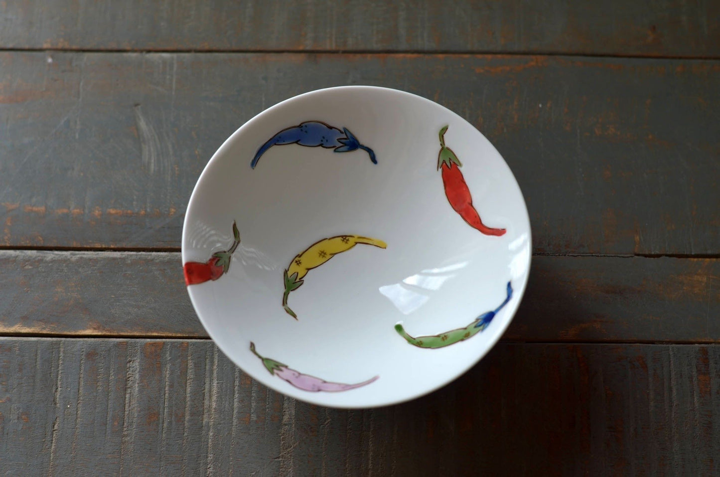 Japan Hasami Ware Zoe Light Bowl Chilli peper