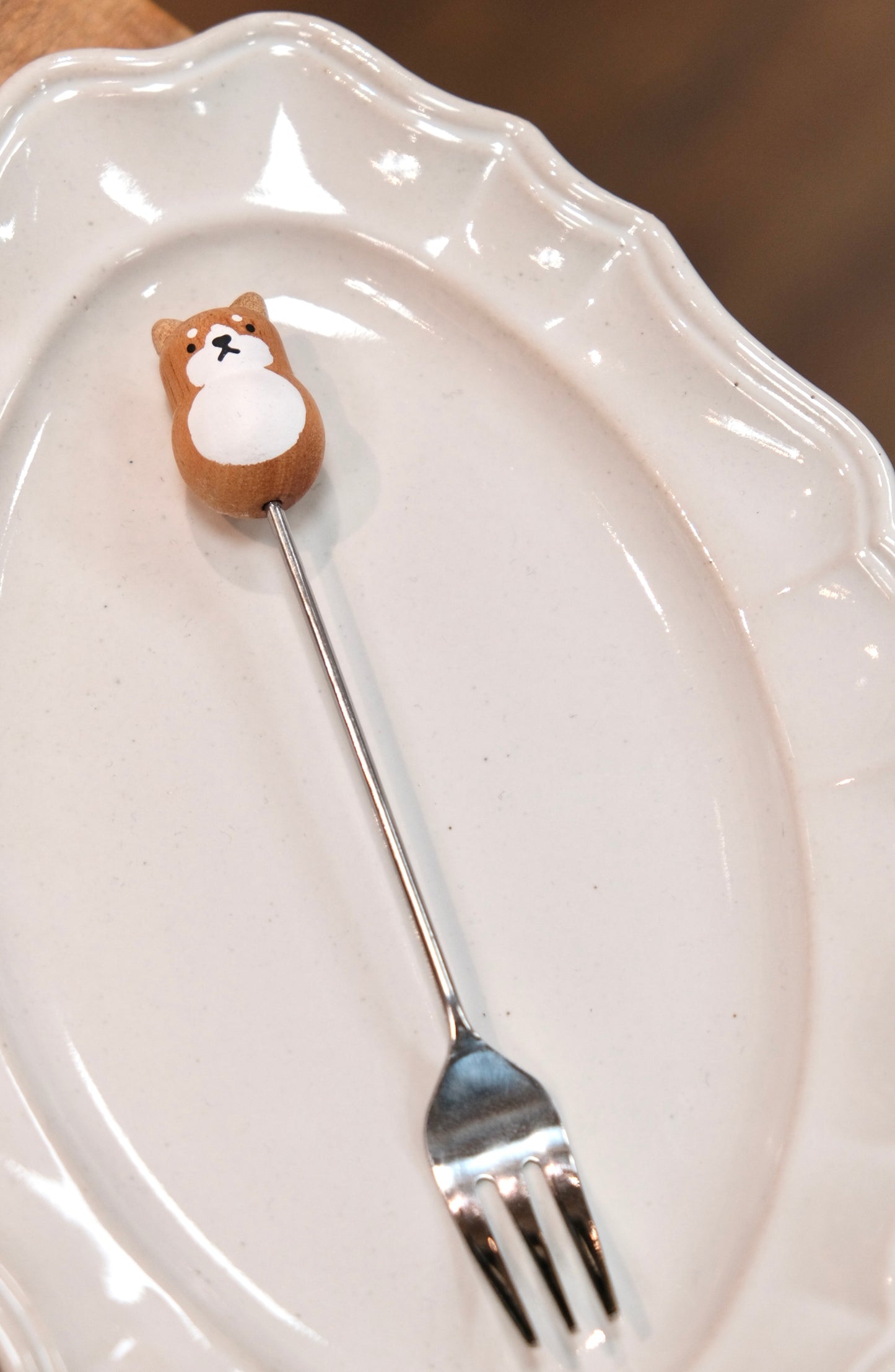 Japan Plumpy Cute Animals Chopsticks Dessert Fork/Spoon