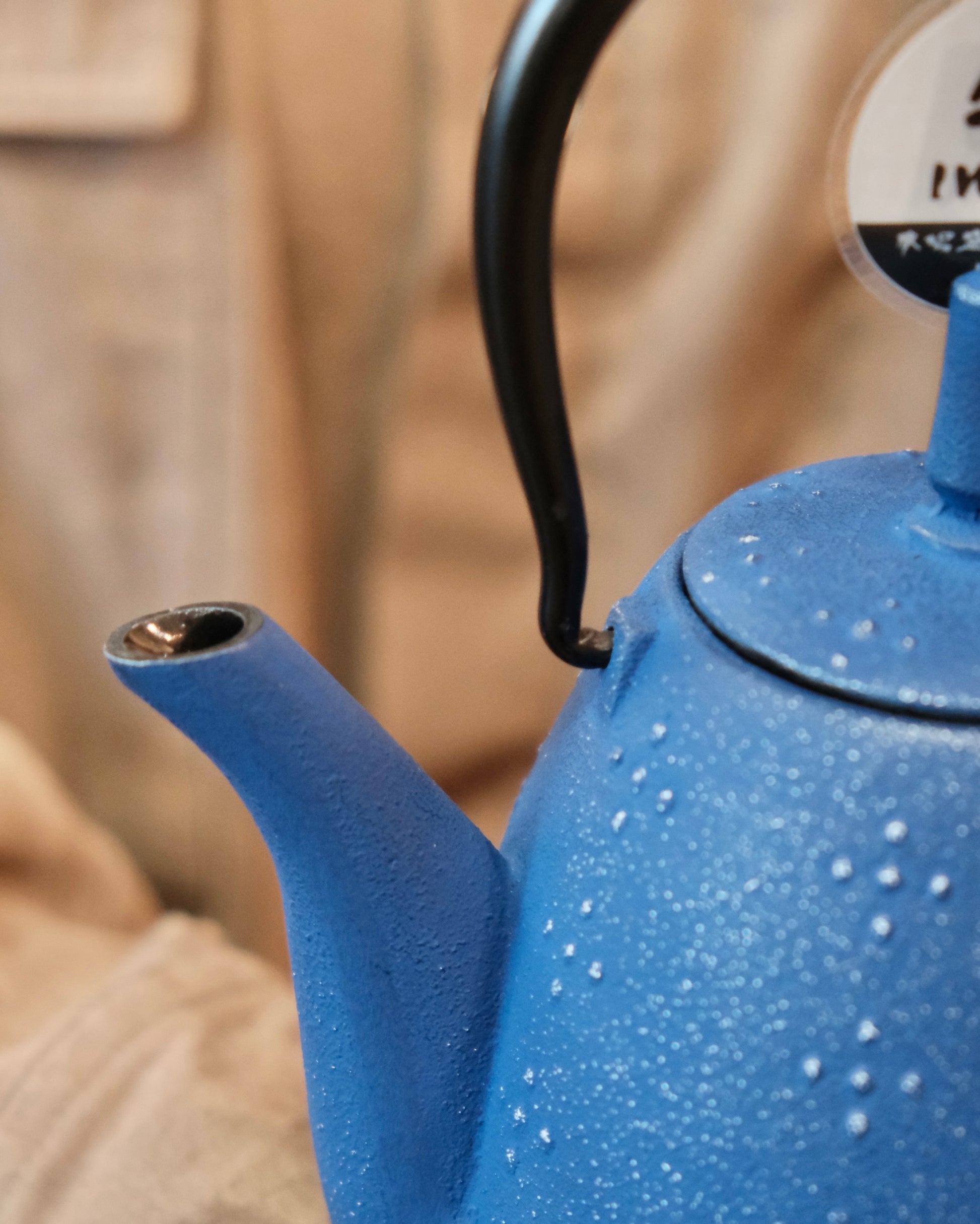 IWACHU Nanbu-Tekki Cast Iron Teapot - Style 3 Blue Handmade in Iwate - Made  in Japan 