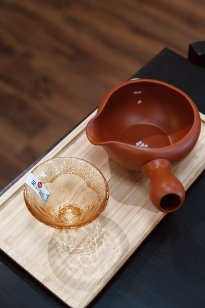 Tokoname Red Clay Sakura Lipped Bowl #1