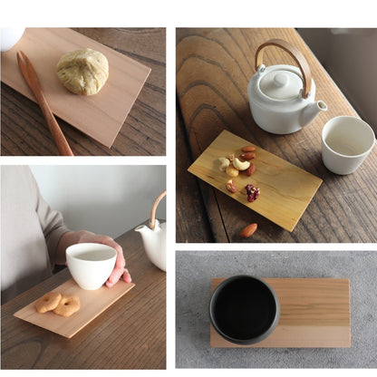 Saliu Yama Sakura Wooden Rectangle Coaster