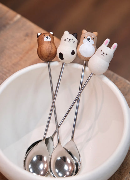 Japan Plumpy Cute Animals Chopsticks Dessert Fork/Spoon