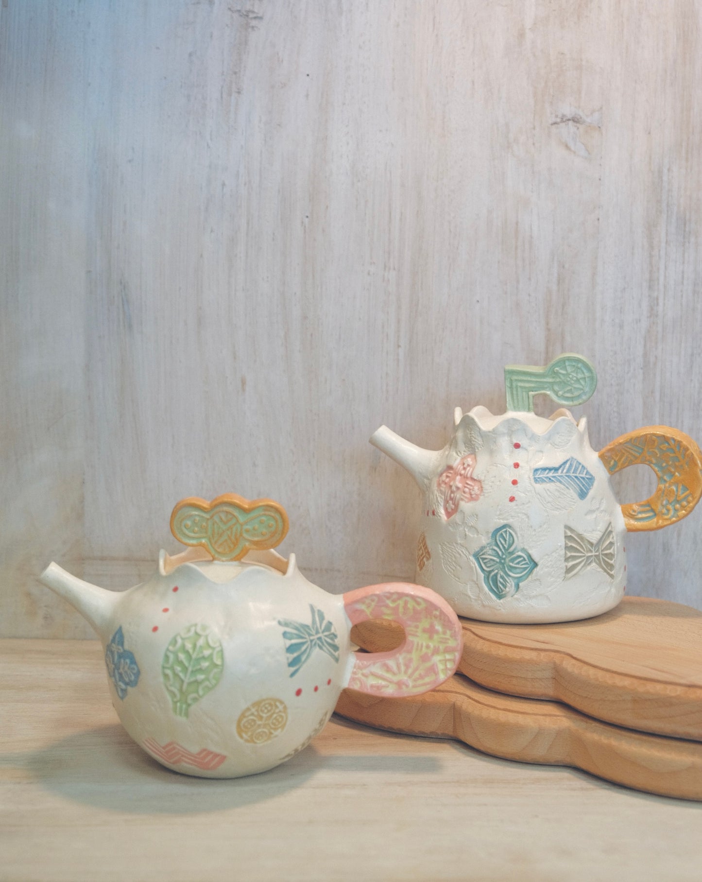 Hacorie-ハコリエ Handmade Ceramic Multiple Colors Teapot