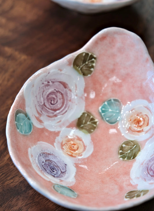 FUKA “風花”- STUDIO Handmade Flower Handle Bowl