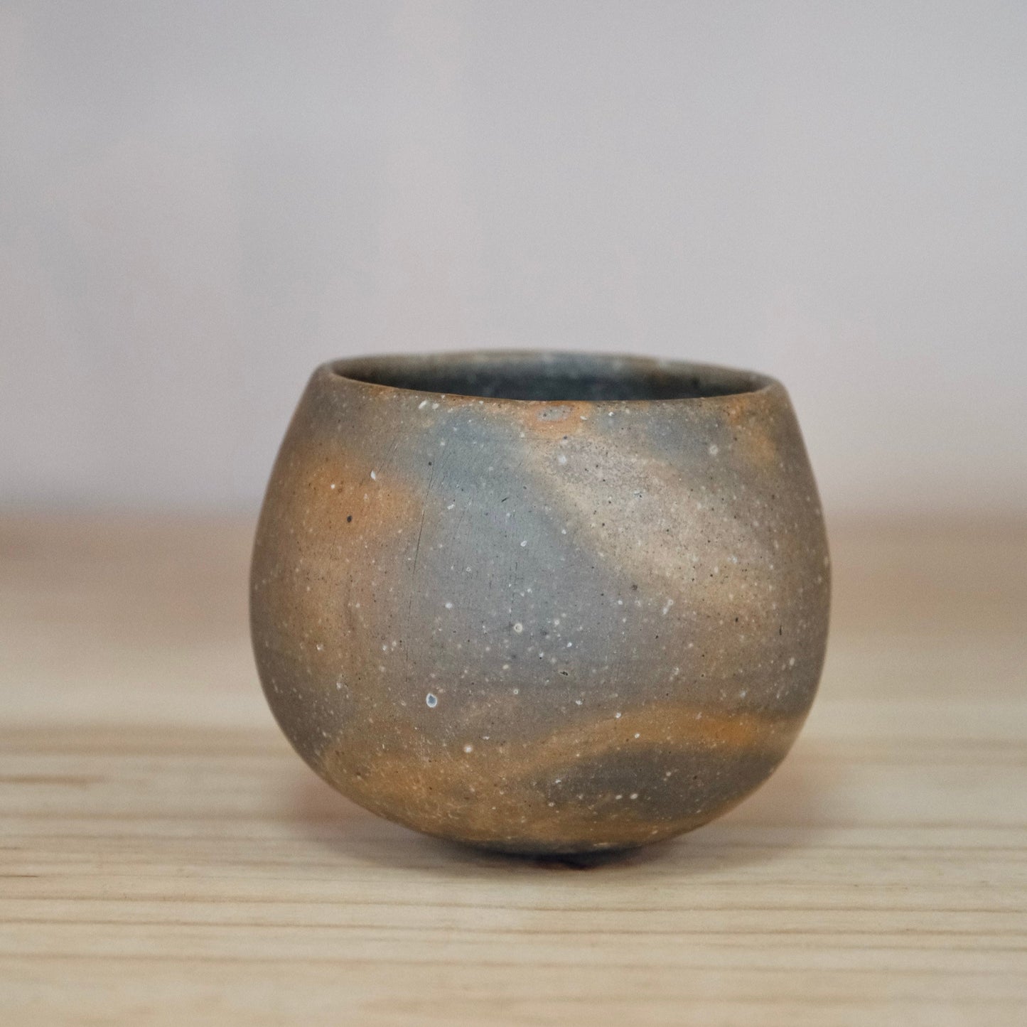 Bizen Yaki Artist-Mori Toshiaki Handmede ceramic Swing Cup