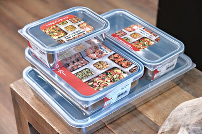 Japan Made Stainless Steel Food Stocker with Lid