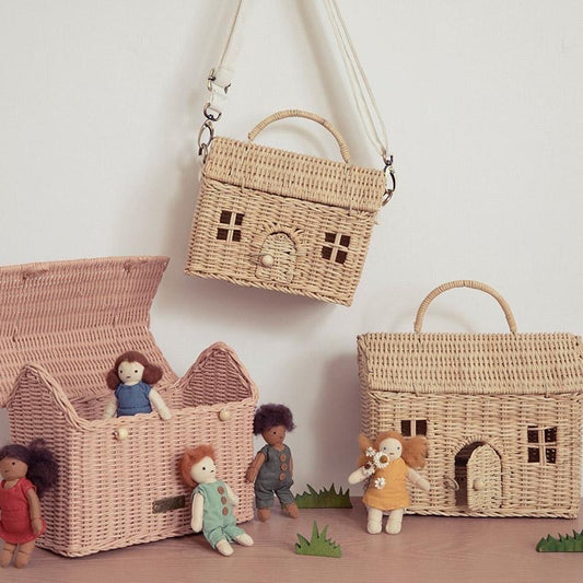 Olli ella Rattan Casa Bag