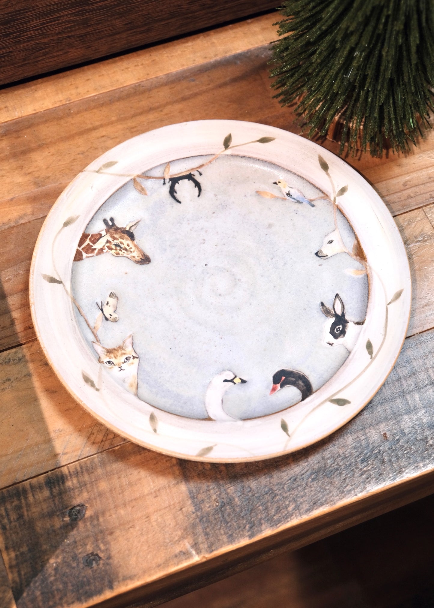 Artisans-森安幸代 Acne Pottery Studio Handmade 25cm/9.8inch Large plate