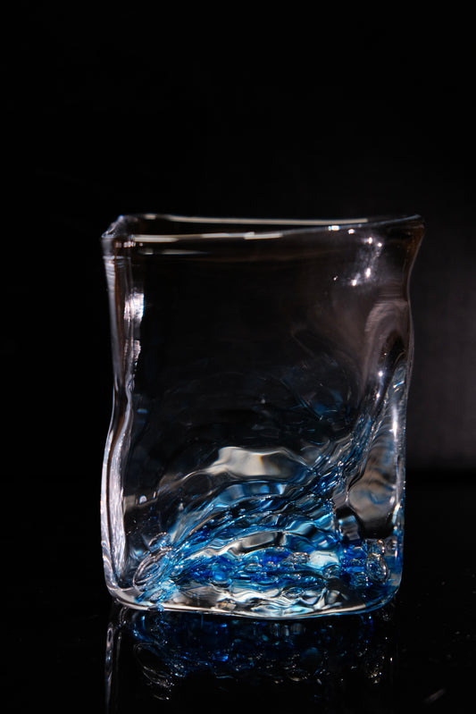 ARTISANS-荒木桜子 Oko Araki HANDMADE WHISKEY GLASS （BLUE)