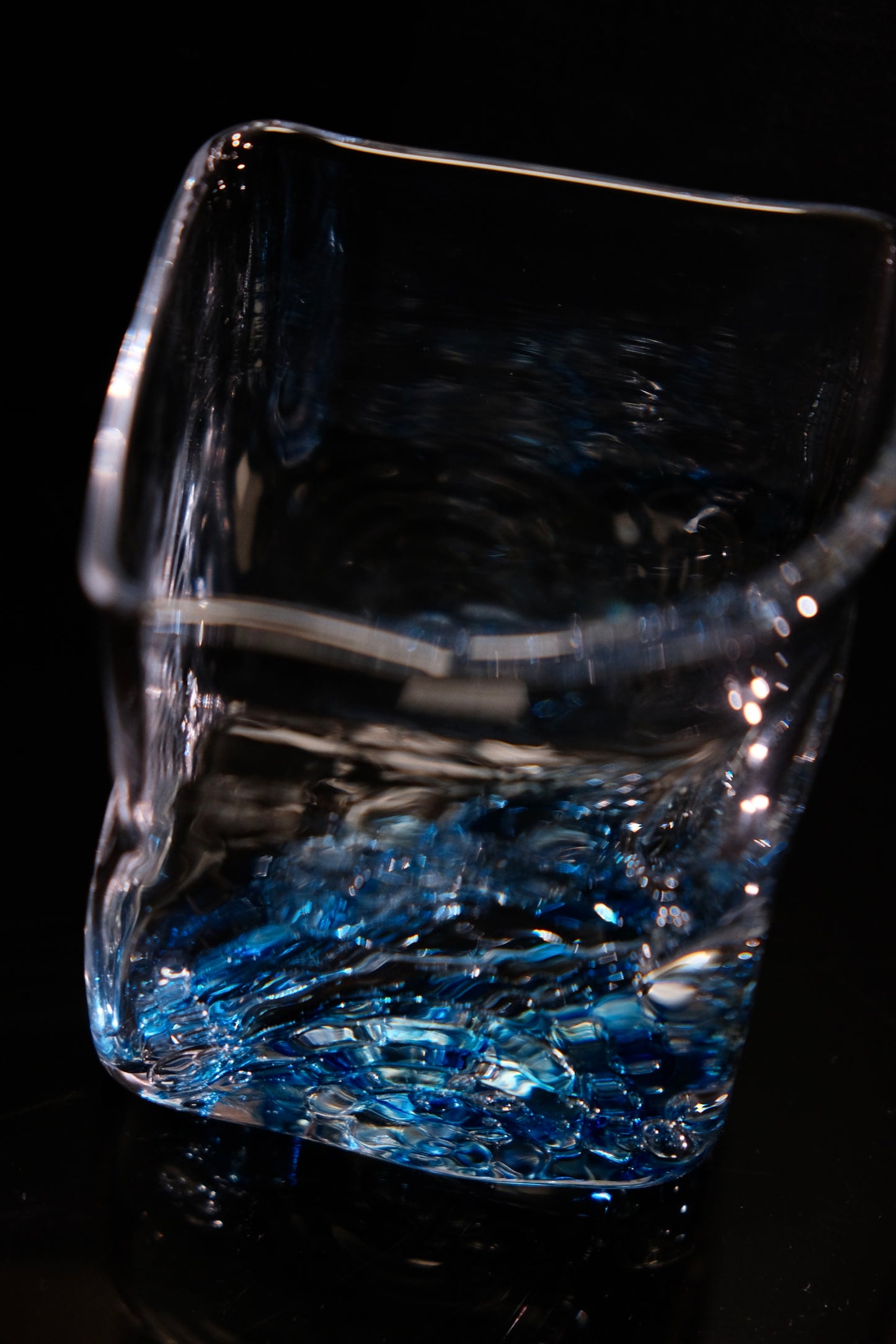 ARTISANS-荒木桜子 Oko Araki HANDMADE WHISKEY GLASS （BLUE)