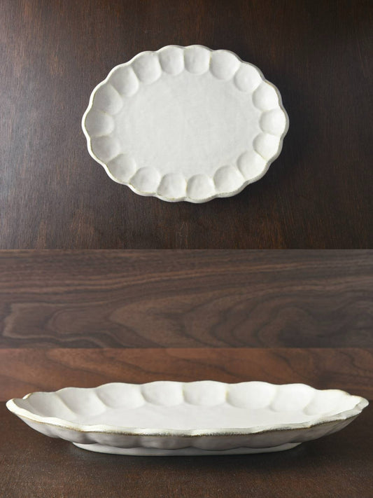 KANEKO KOHYO RINKA LARGE 30cm OVAL  PLATE