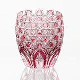 [KAGAMI CRYSTAL] Whiskey Glass SAIKA By JUNICHI NABETANI Master Of Traditional Crafts Edo Kiriko