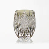 [KAGAMI CRYSTAL]  Whiskey Glass SUBARU (Black) By TATSUYA NEMOTO Master Of Traditional Crafts Edo Kiriko