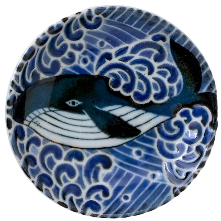 SHIRANAMI Whale Plate 10cm