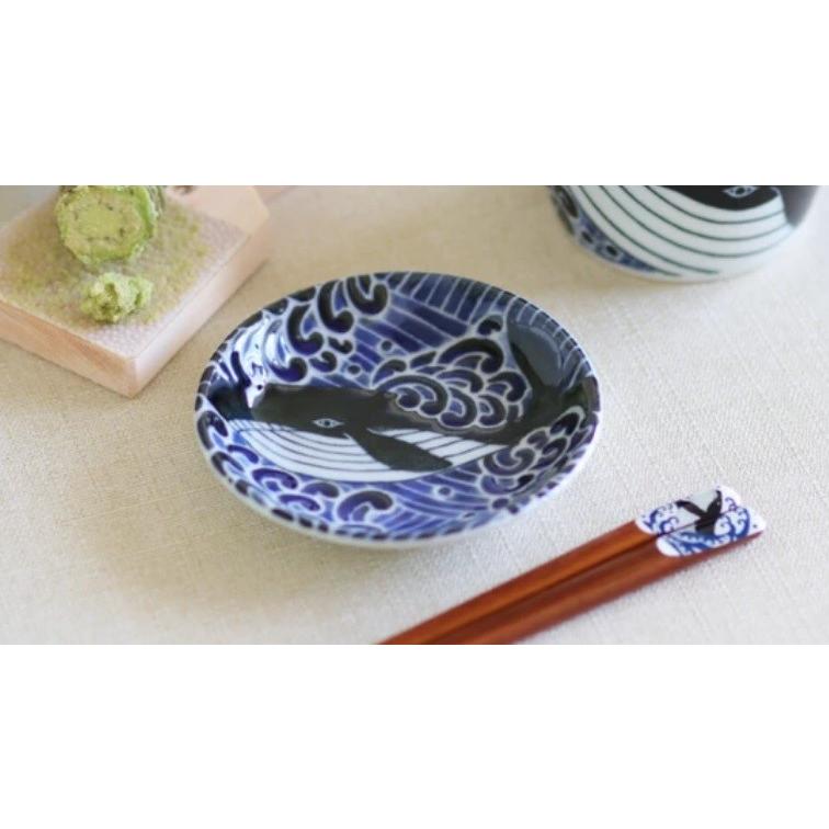 SHIRANAMI Whale Plate 10cm