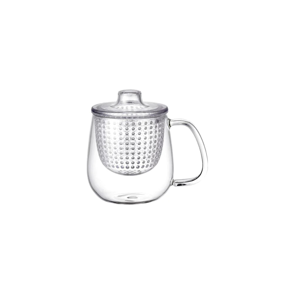 KINTO UNITEA unimug 450ml / 15oz clear M (Plastic lid&strainer)