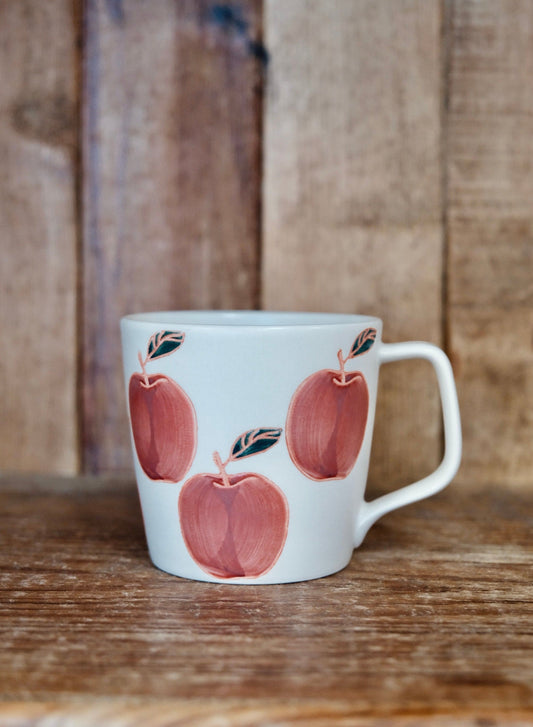 Hasami Yaki  handcraft Apple Mug