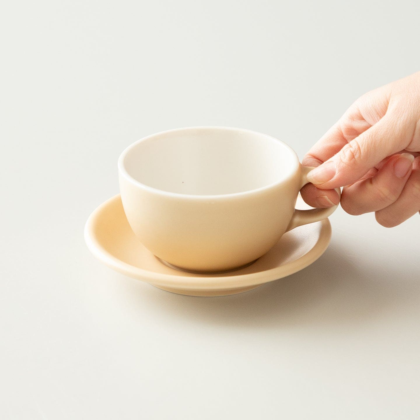 ORIGAMI 8oz Latte Bowl and Saucer Set