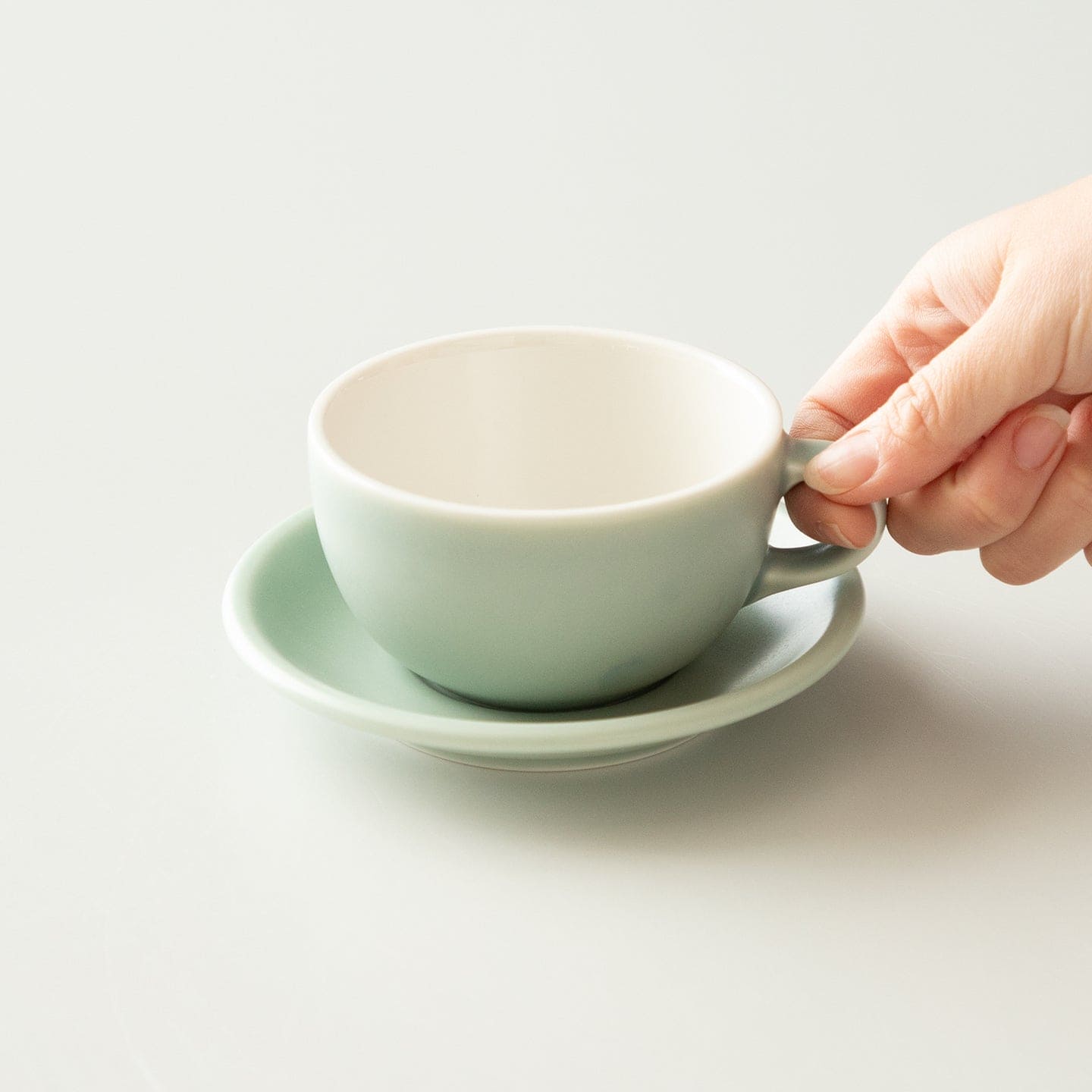 ORIGAMI 8oz Latte Bowl and Saucer Set